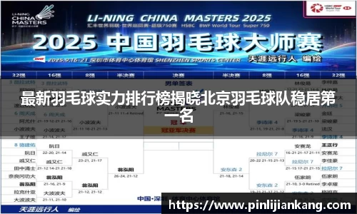 最新羽毛球实力排行榜揭晓北京羽毛球队稳居第一名