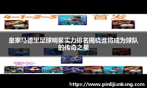 皇家马德里足球明星实力排名揭晓谁将成为球队的传奇之星